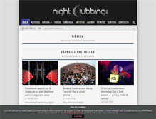 Tablet Screenshot of nightclubbing.es
